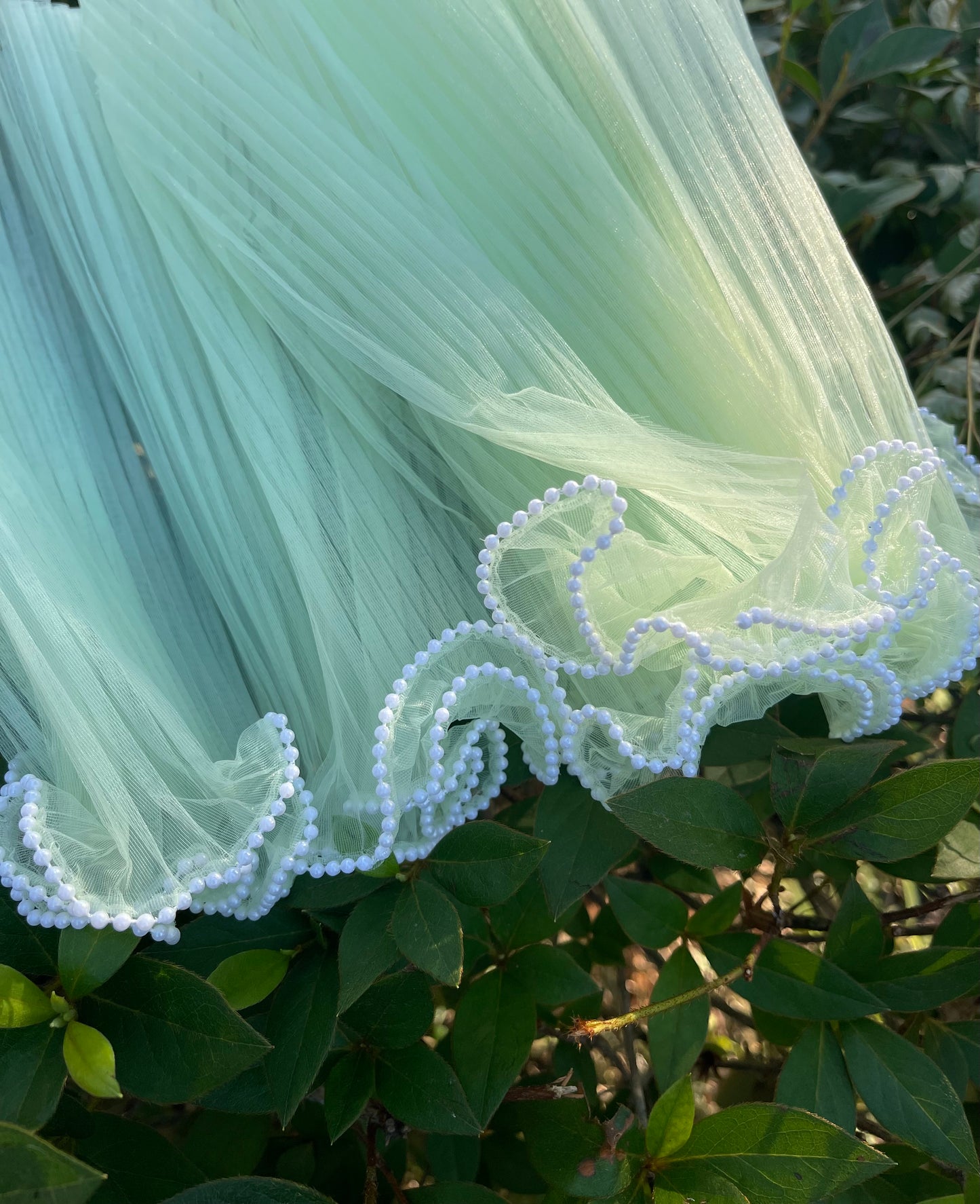Pearl Mesh - Lime
