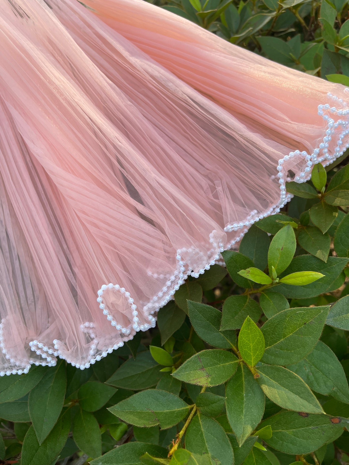 Pearl Mesh - Light Pink