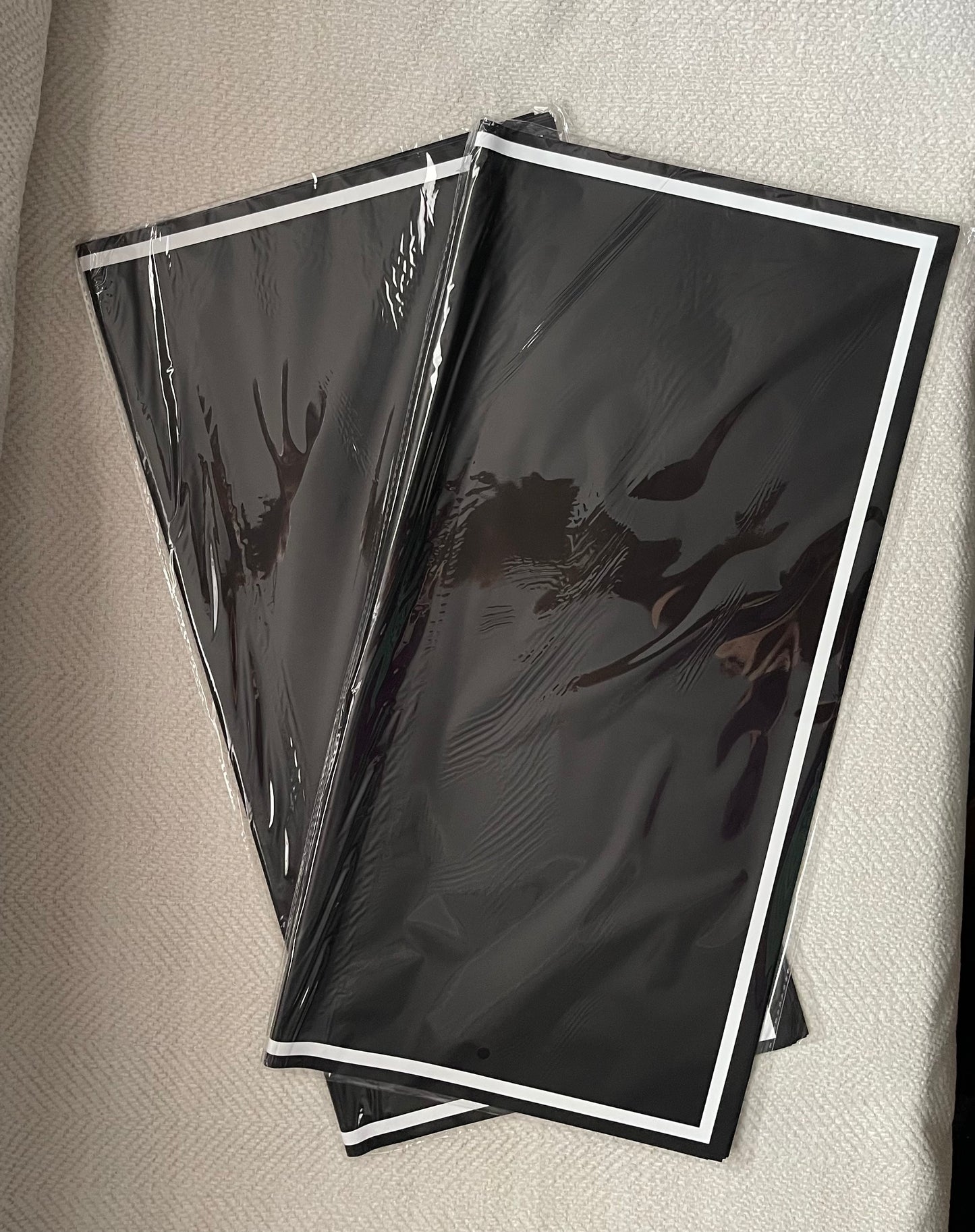 Black/White Floral Paper