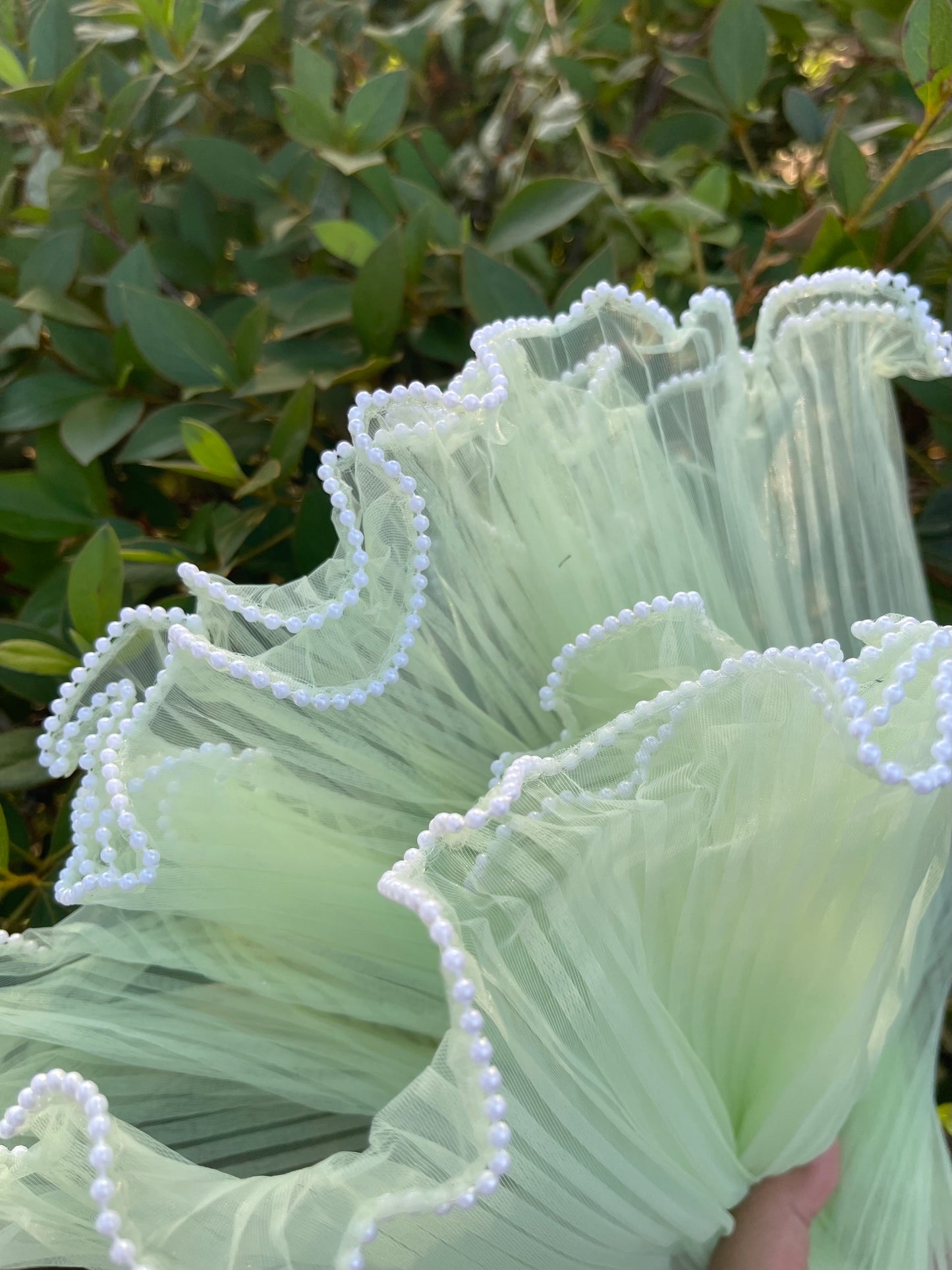 Pearl Mesh - Lime