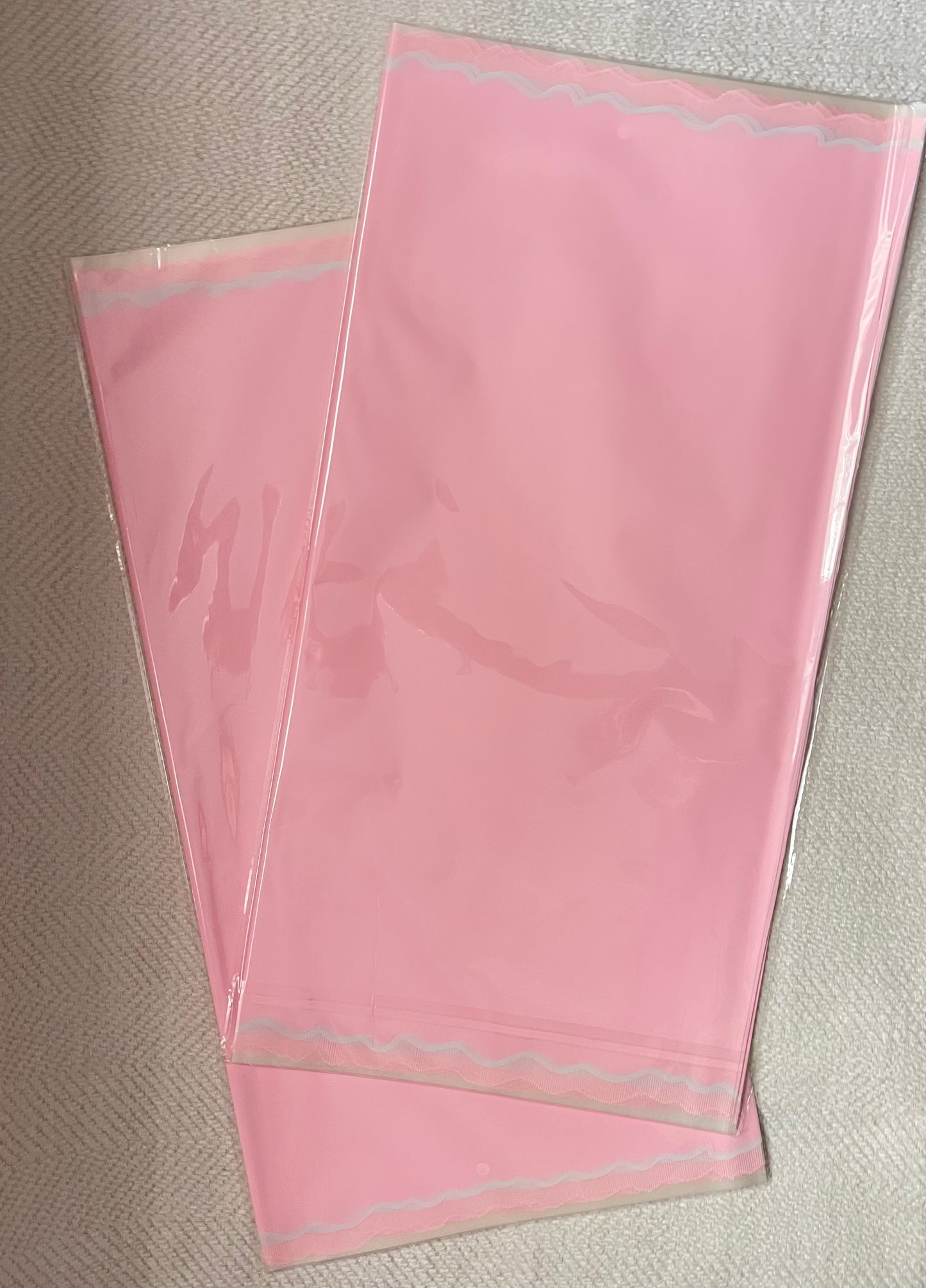 Pink Wave Floral Paper