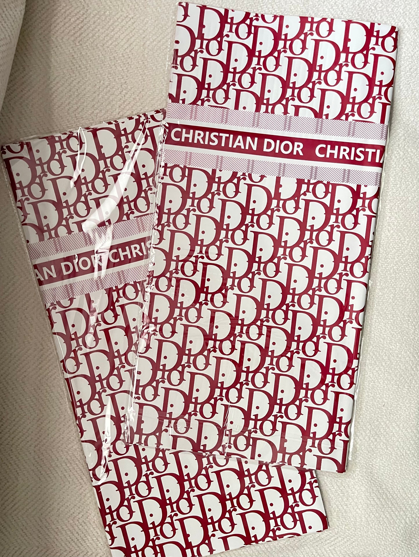 Burgundy CD Floral Paper