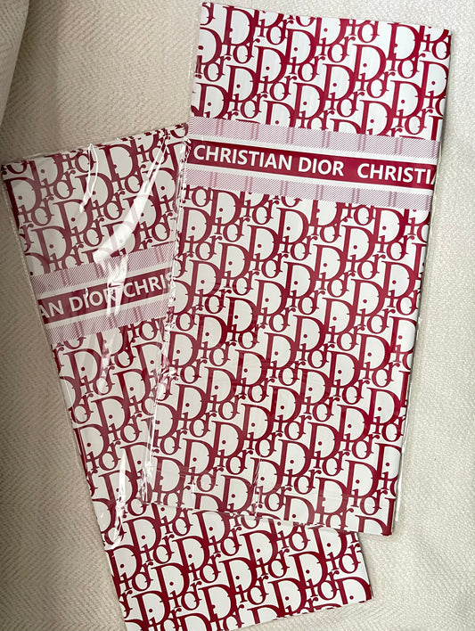 Burgundy CD Floral Paper