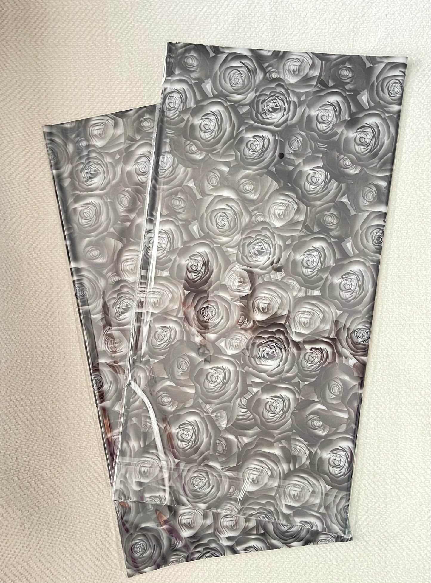 Black Roses Floral Paper