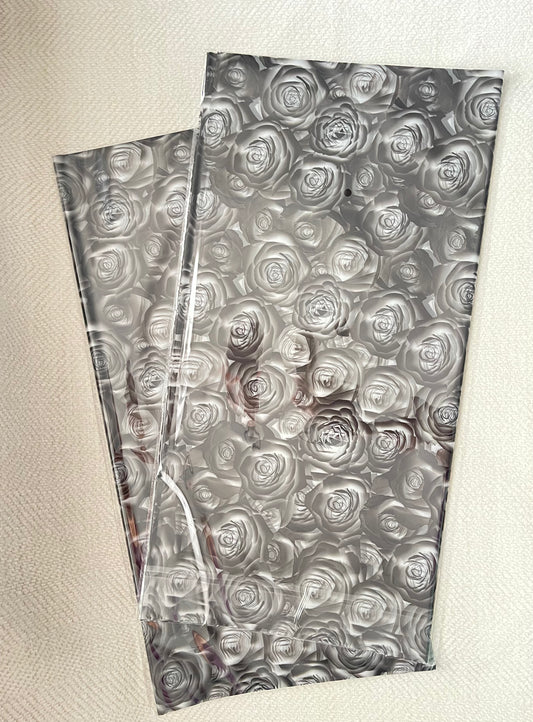 Black Roses Floral Paper